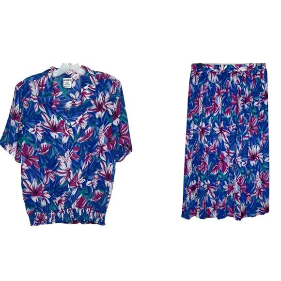 Vintage Koret‎ Floral Skirt Set - Picture 1 of 13